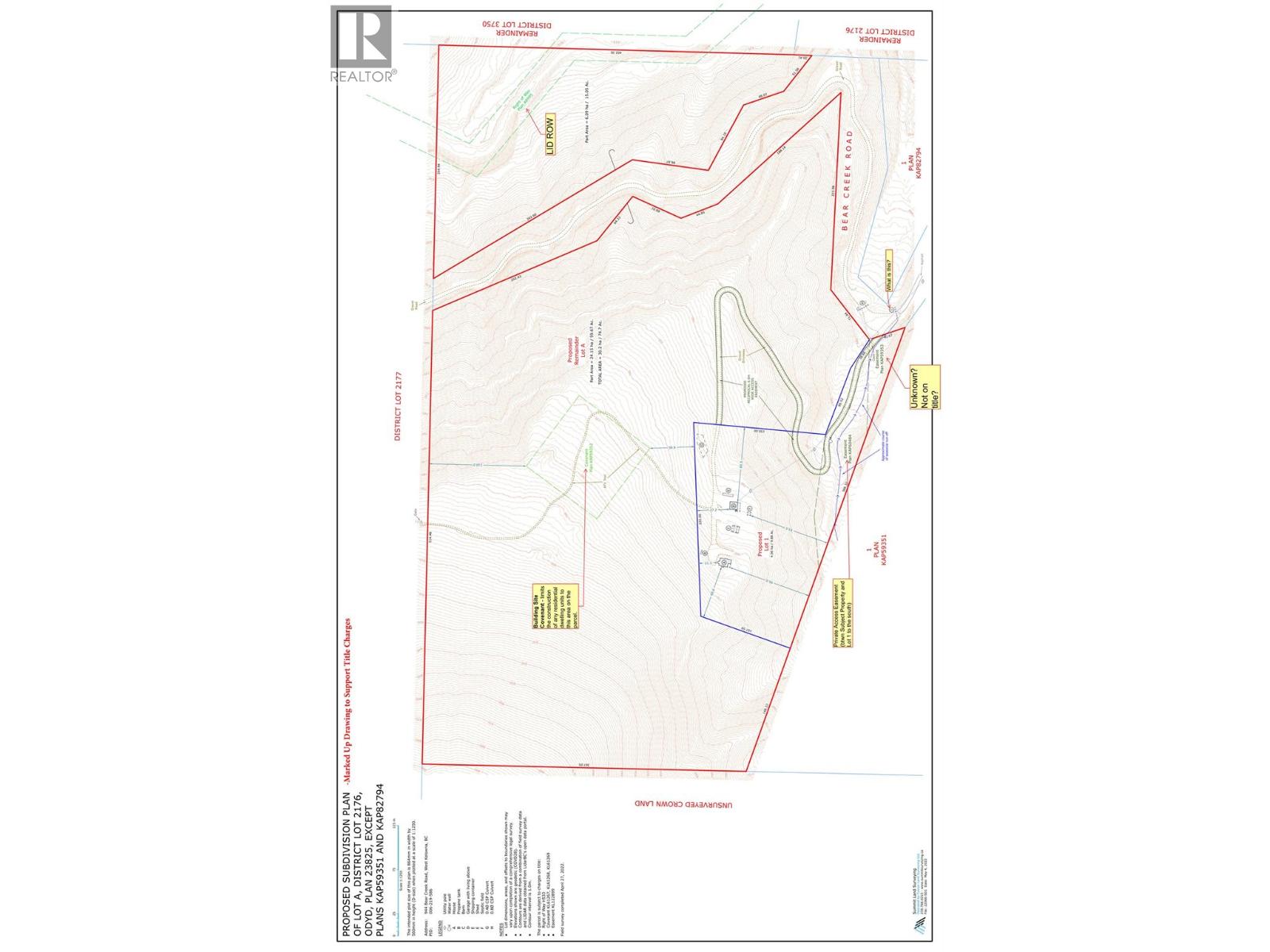 Lot A - 944 Bear Creek Road Lot# Proposed, West Kelowna, British Columbia  V1Z 3T6 - Photo 2 - 10362850