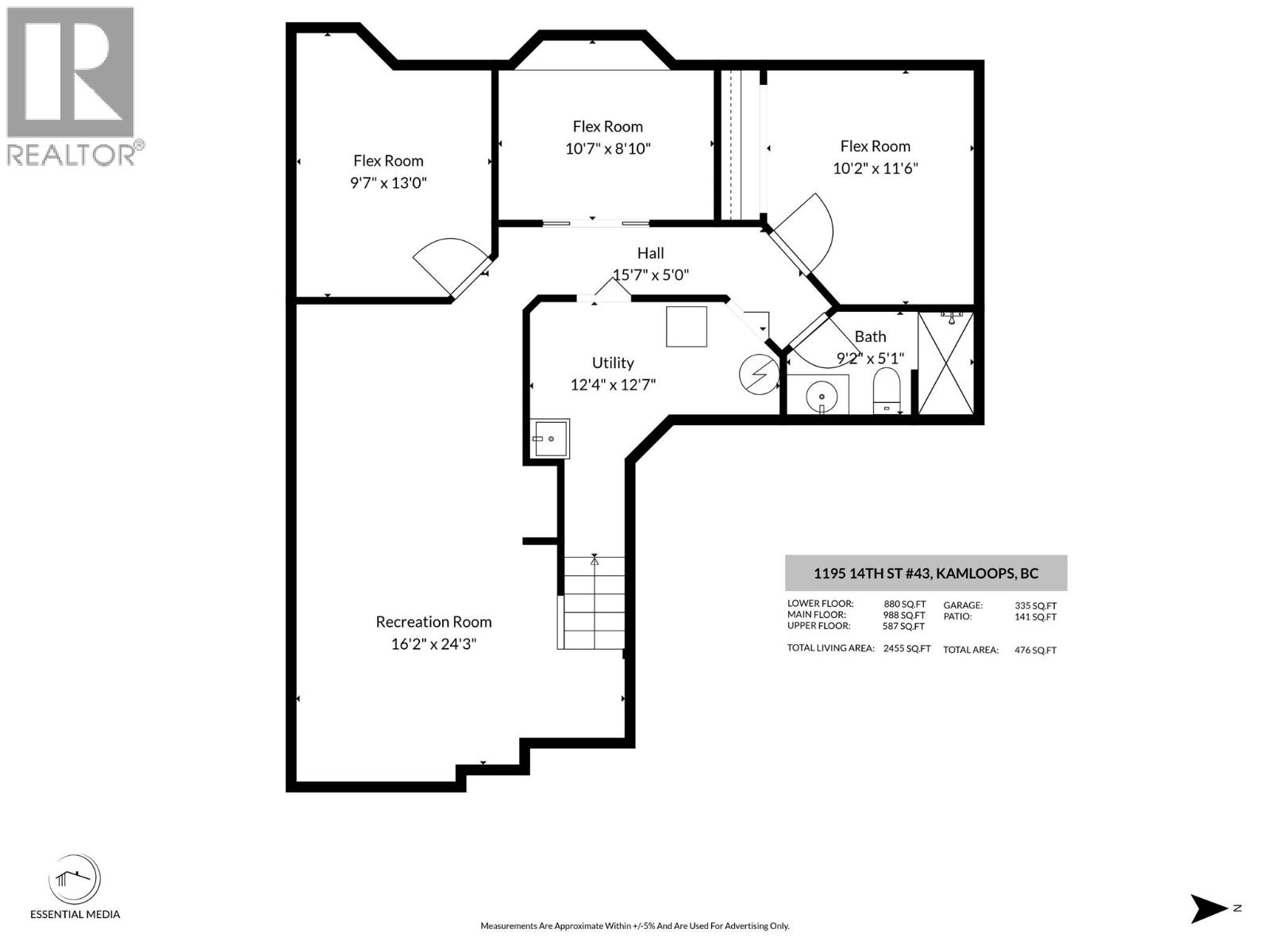 1195 14th Street Unit# 43, Kamloops, British Columbia  V2B 8S1 - Photo 48 - 10365891