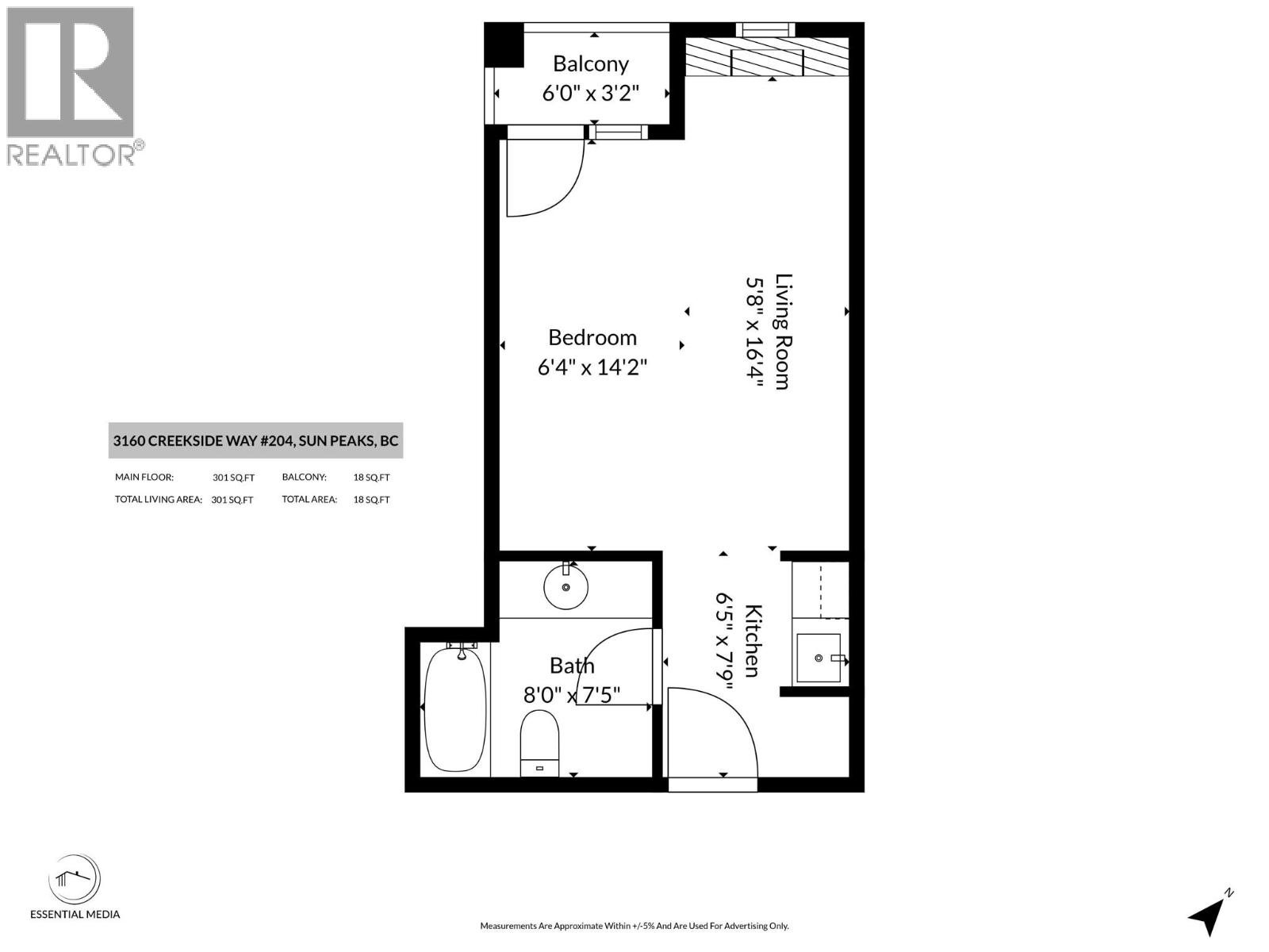 3160 Creekside Way Unit# 204, Sun Peaks, British Columbia  V0E 5N0 - Photo 17 - 10371461