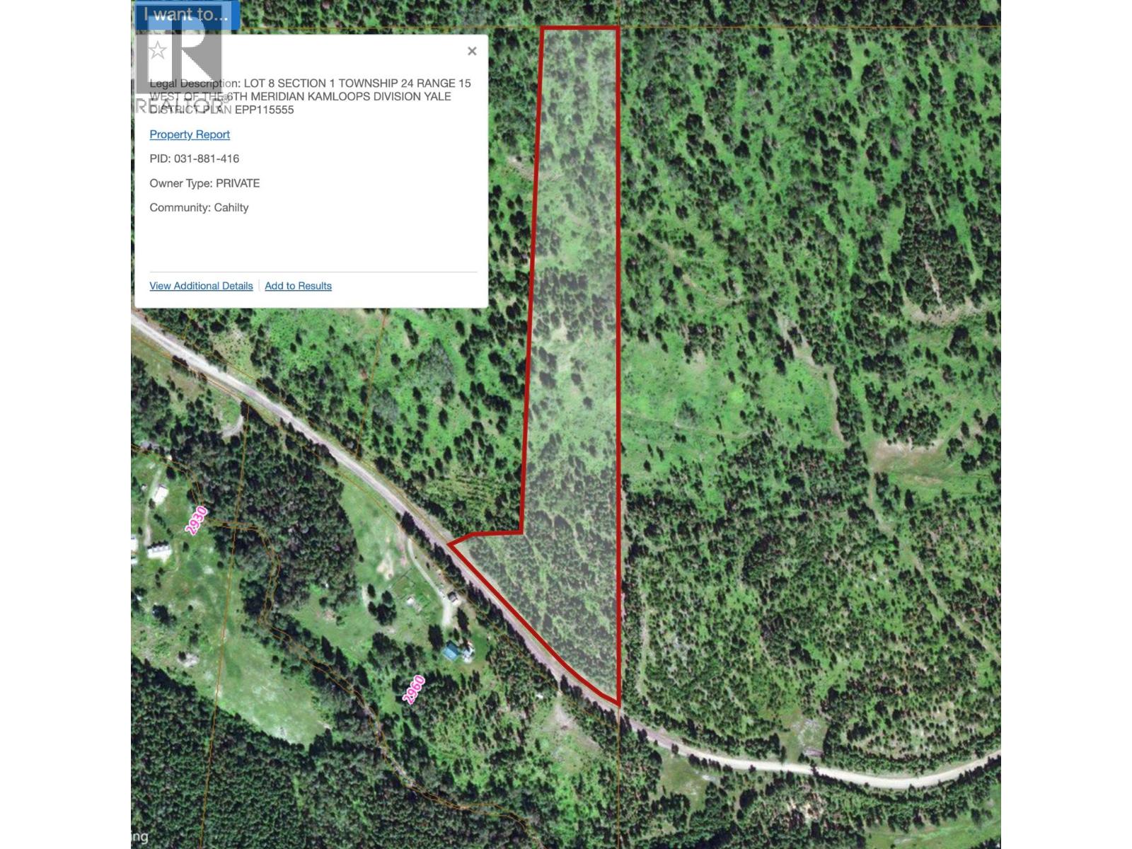 lot 8 FADEAR CREEK Road, kamloops, British Columbia