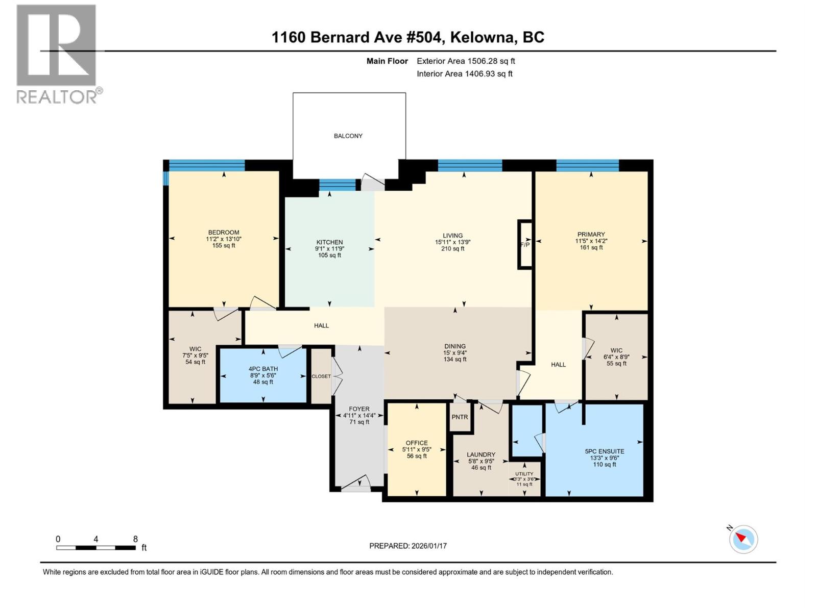 1160 Bernard Avenue Unit# 504, Kelowna, British Columbia  V1Y 6R2 - Photo 38 - 10372877