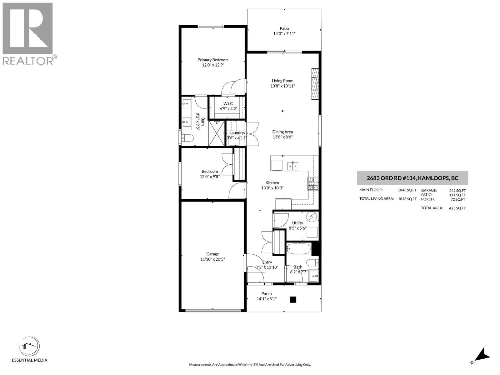 2683 Ord Road Unit# 134, Kamloops, British Columbia  V2B 7V7 - Photo 46 - 10380756