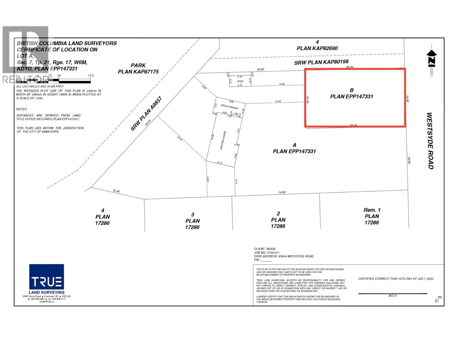 3650 Westsyde Road, Kamloops, British Columbia  V2S 5S3 - Photo 1 - 10381859