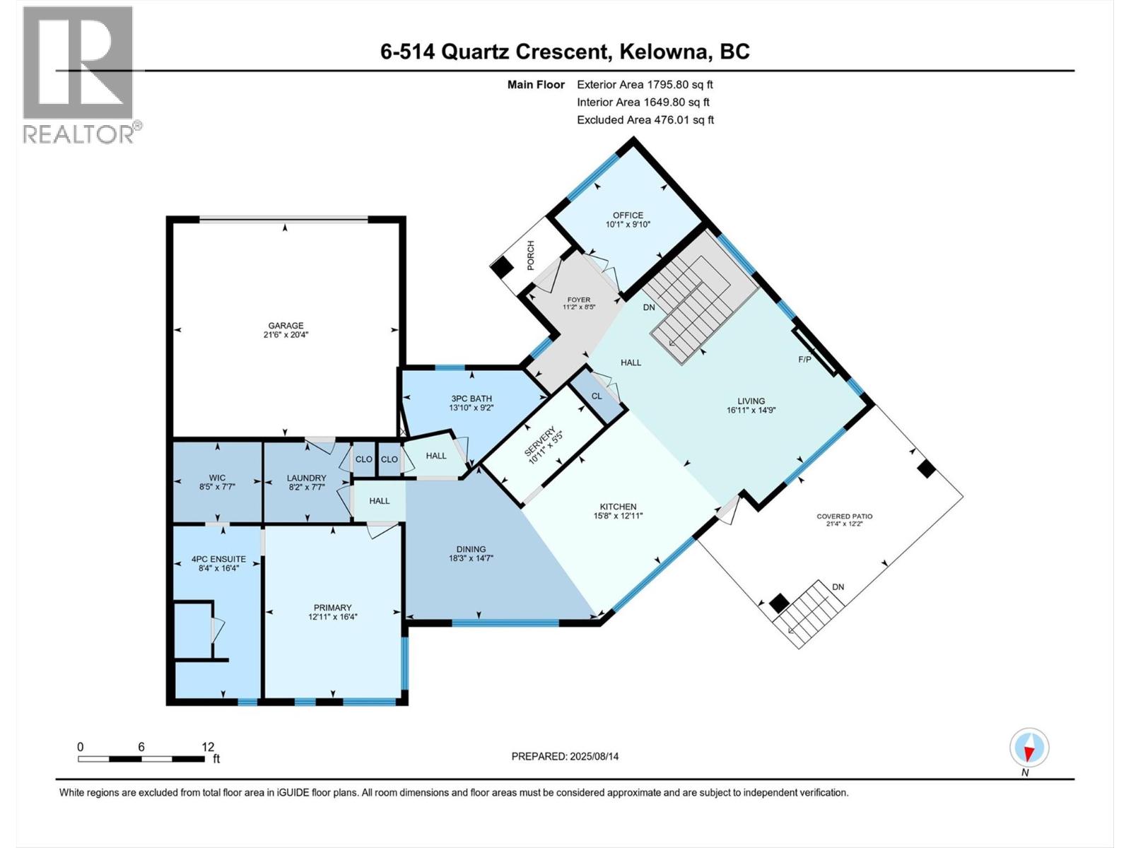 514 Quartz Crescent Unit# 6, Kelowna, British Columbia  v1w 5c5 - Photo 66 - 10385648