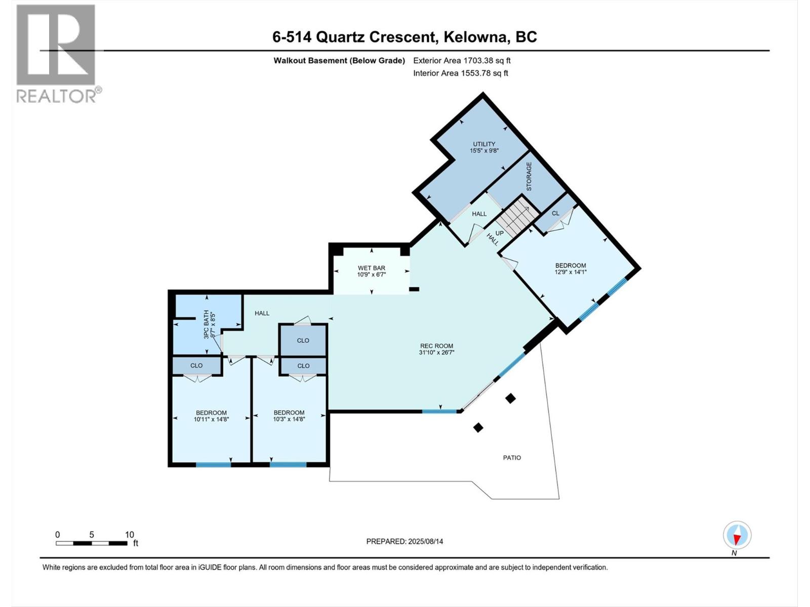 514 Quartz Crescent Unit# 6, Kelowna, British Columbia  v1w 5c5 - Photo 67 - 10385648