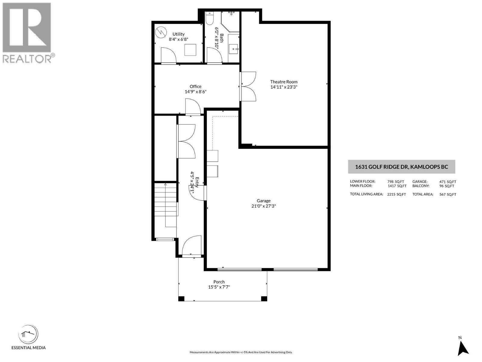 1631 Golf Ridge Way, Kamloops, British Columbia  V2H 0A5 - Photo 56 - 10388546