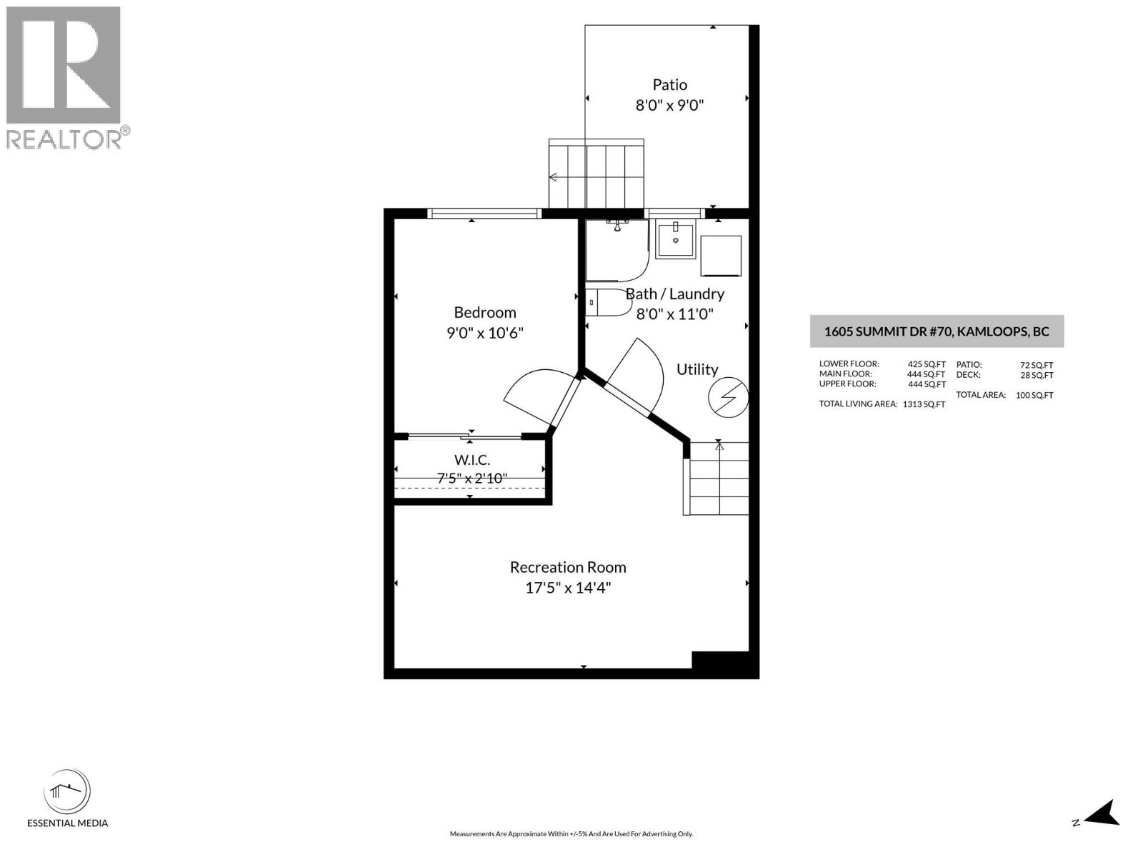1605 Summit Drive Unit# 70, Kamloops, British Columbia  V2E 2A5 - Photo 41 - 10390810
