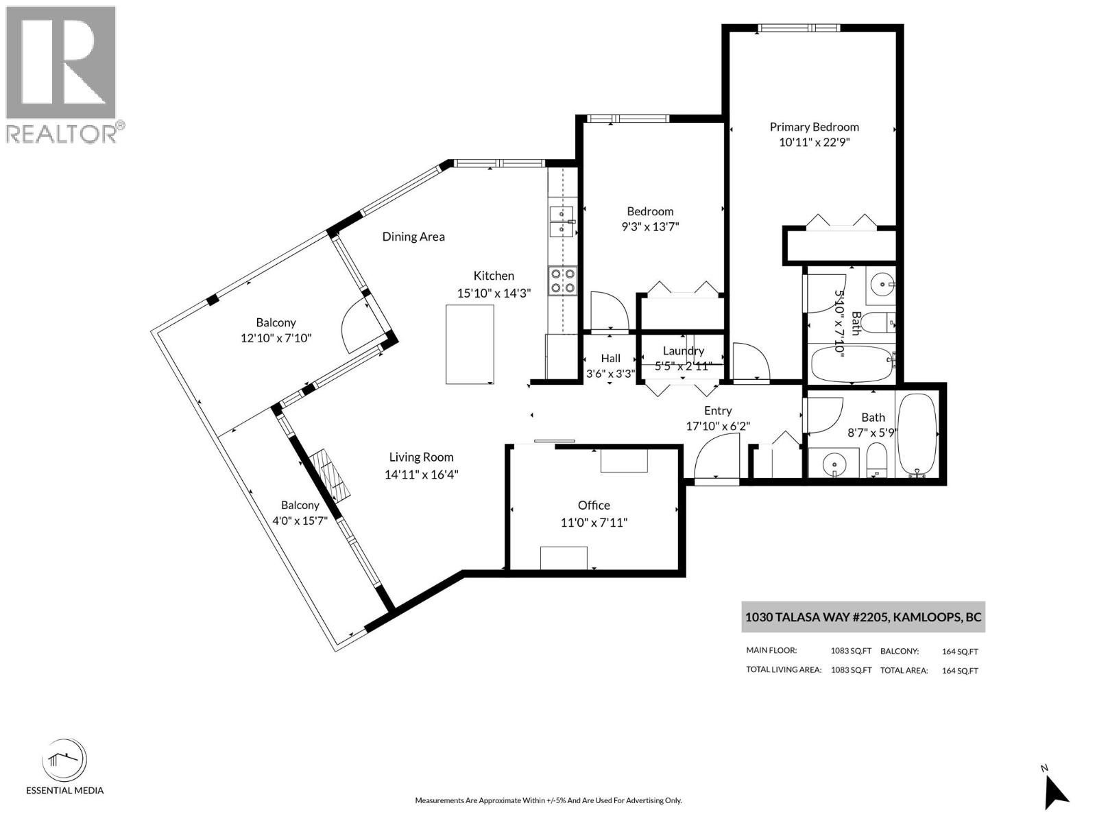 1030 Talasa Way Unit# 2205, Kamloops, British Columbia  V2H 0C3 - Photo 44 - 10391535