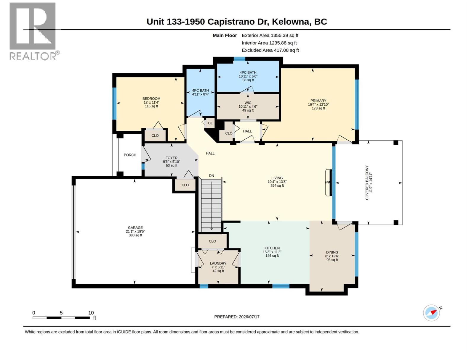1950 Capistrano Drive Unit# 133, Kelowna, British Columbia  V1V 2N7 - Photo 24 - 10394667