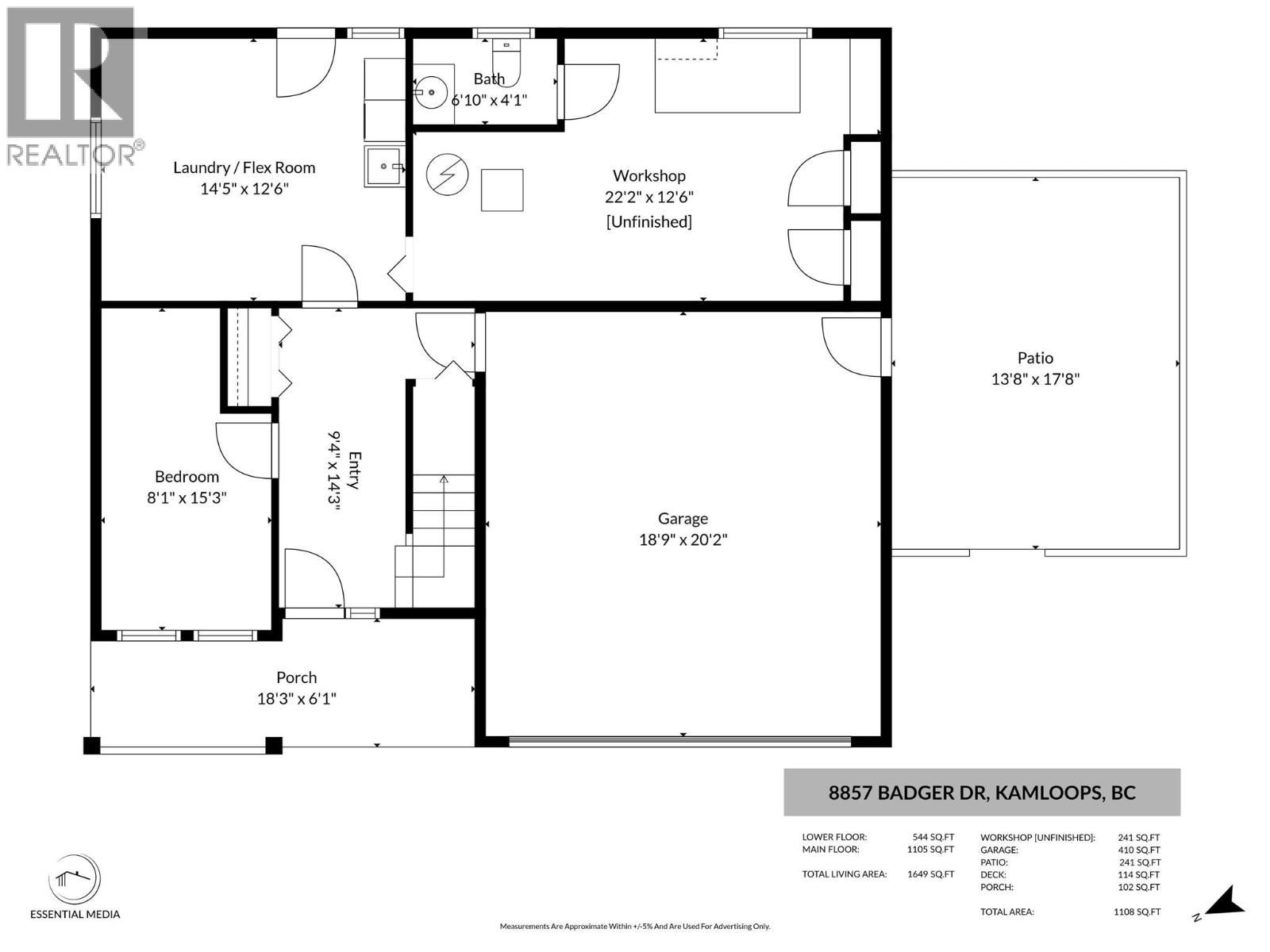8857 Badger Drive, Kamloops, British Columbia  V2C 6V2 - Photo 49 - 10392958