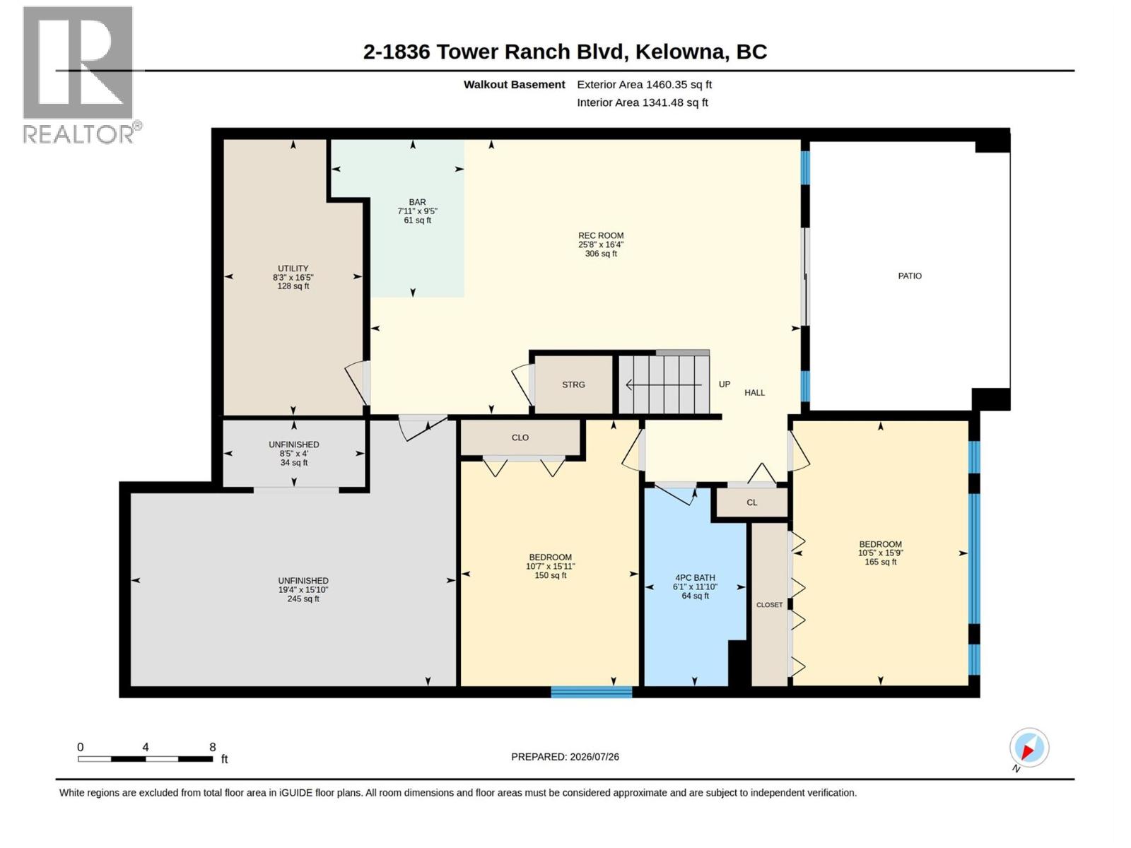 1836 Tower Ranch Boulevard Unit# 2, Kelowna, British Columbia  V1P 1S8 - Photo 73 - 10399736