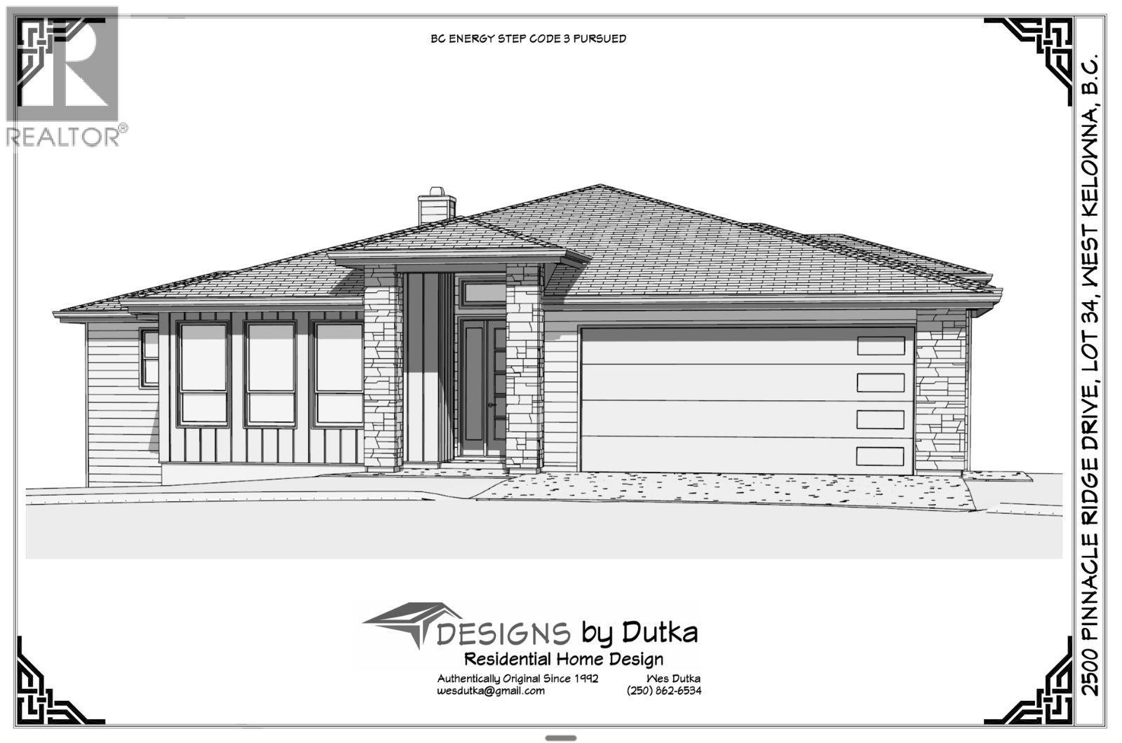2500 Pinnacle Ridge Drive Lot# 34, West Kelowna, British Columbia  V4T 0G4 - Photo 1 - 10399271