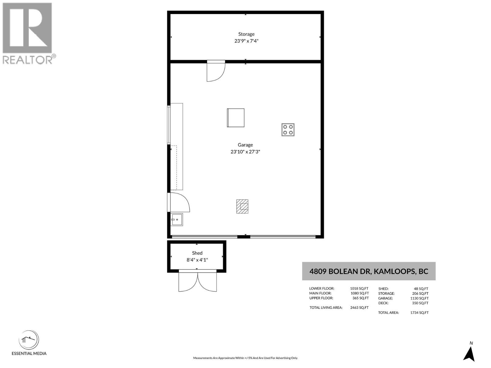 4809 Bolean Drive, Kamloops, British Columbia  V2H 1M3 - Photo 55 - 10402003
