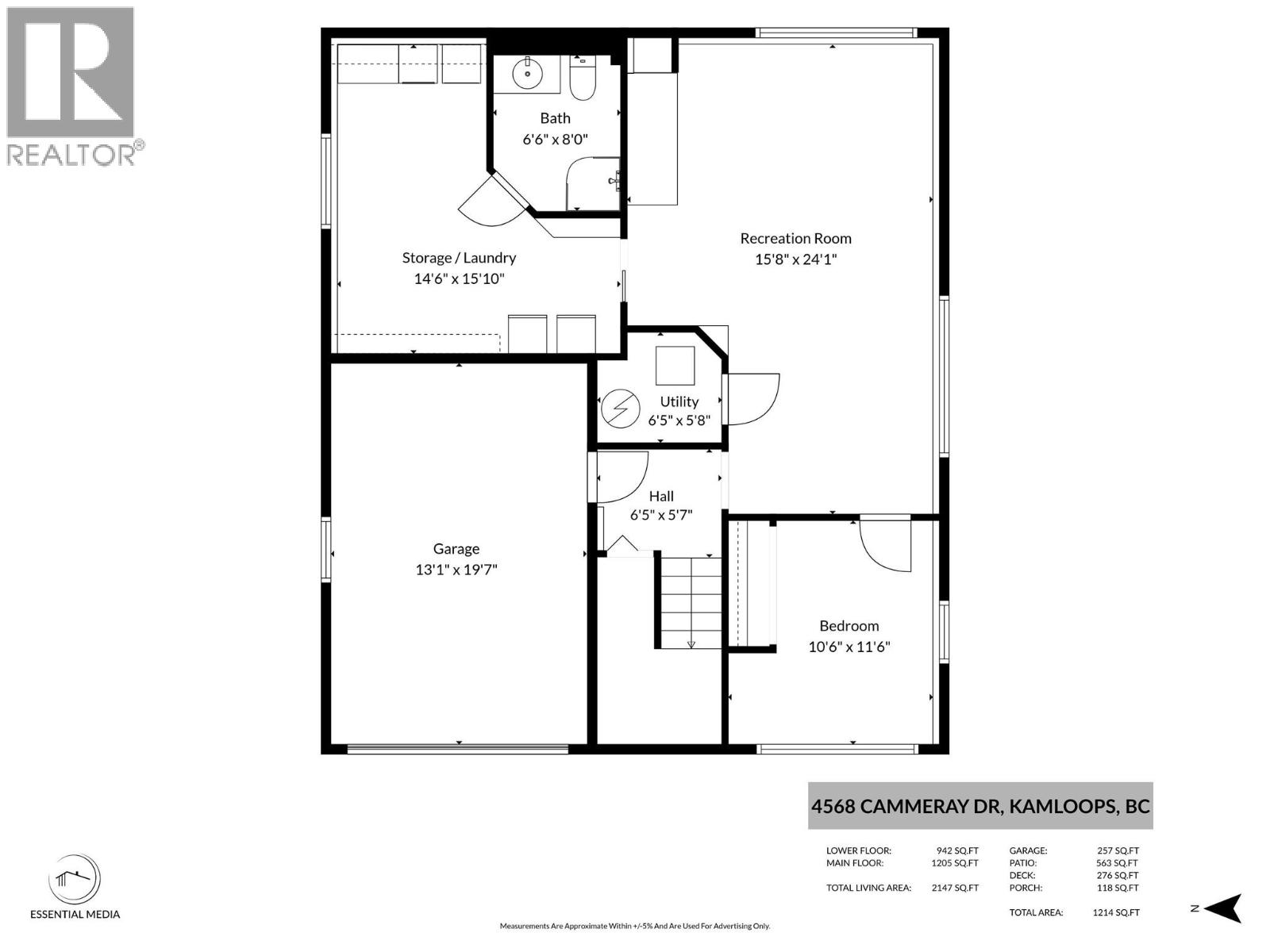 4568 Cammeray Drive, Kamloops, British Columbia  V2H 1L4 - Photo 57 - 10402055