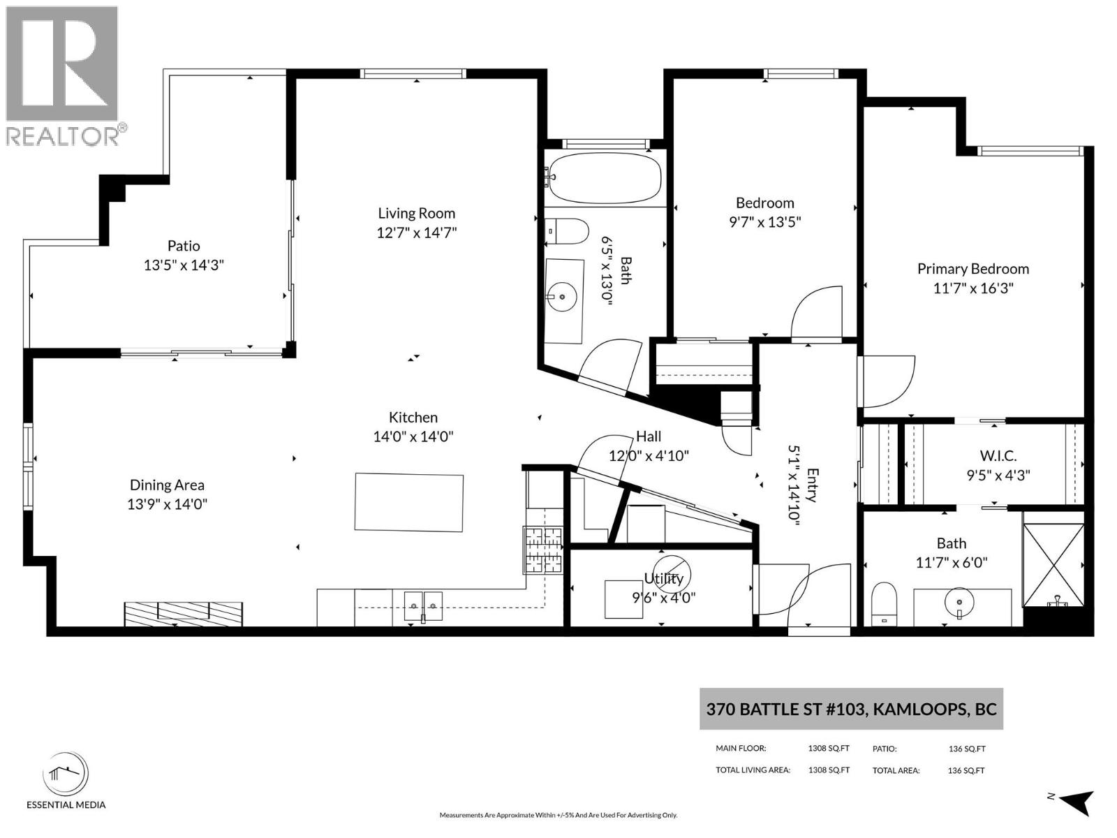 370 Battle Street Unit# 103, Kamloops, British Columbia  V2C 2L6 - Photo 34 - 10401254