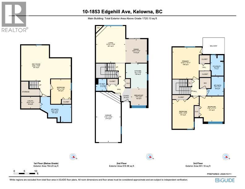 1853 Edgehill Avenue Unit# 10, Kelowna, British Columbia  V1V 1X8 - Photo 39 - 10403024